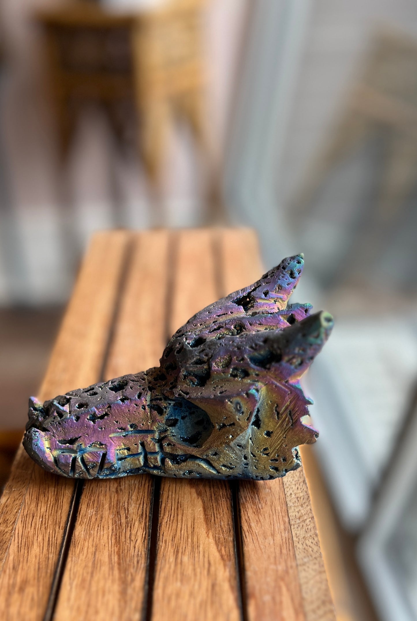 Titanium-coated Sphalerite Dragon Head
