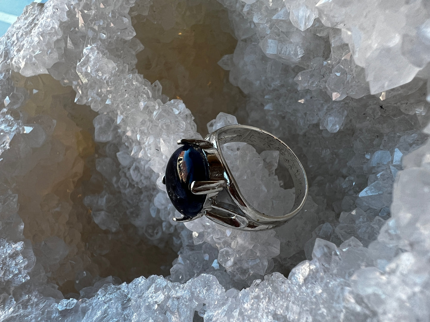 Lapis Lazuli (Oval) Sterling Silver Ring